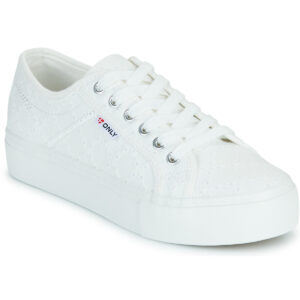 Only  ONLNOOMI PLATFORM SNEAKER  Bianco -  Sneakers basse Donna