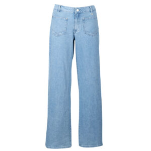 Jeans Flare  Vila  VILORIE RIO RW WIDE POCKET  Blu -  Jeans Flare Donna