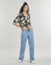 Flare Jeans Vila VILORIE RIO RW WIDE POCKET Blue Flare Jeans Women - 2