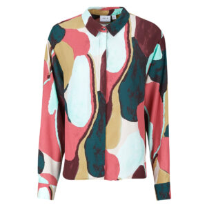 Camicia  Vila  VILULU KAI L/S SHIRT  Multicolore -  Camicie Donna