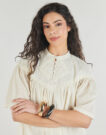 Abito corto Vila VIESMA 2/4 SHORT DRESS/C36 Beige Abiti corti Donna - 5