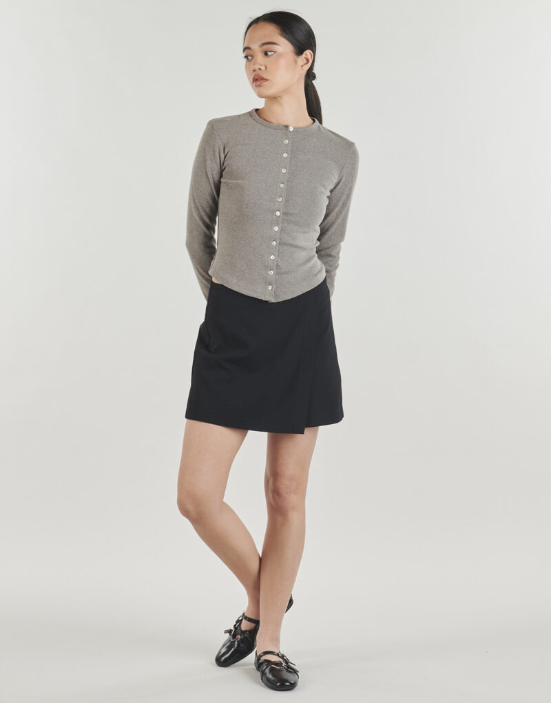 Shorts Vero Moda VMMELINA HW SHORT SKORT SOLID Nero Shorts Donna - 2