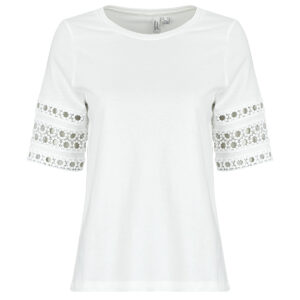 T-shirt Vero Moda VMIVACY 2/4 O-NECK TOP  Bianco T-shirt maniche corte Donna