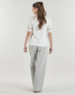 T-shirt Vero Moda VMIVACY 2/4 O-NECK TOP Bianco T-shirt maniche corte Donna - 4