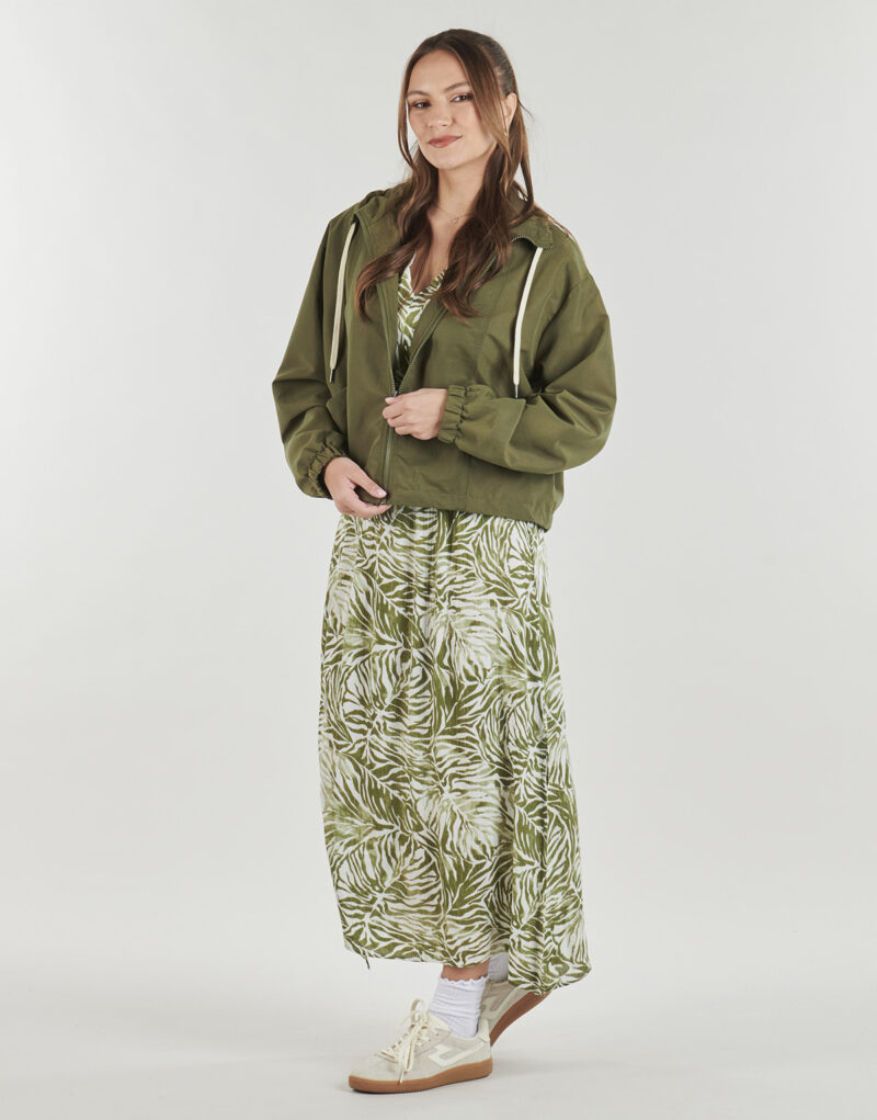 Parka Vero Moda VMDORA SHORT Kaki Parka Donna - 3