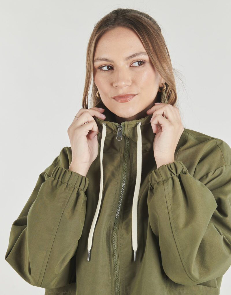 Parka Vero Moda VMDORA SHORT Kaki Parka Donna - 5