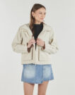 Parka Vero Moda VMMICHELA SHORT PARKA Beige Parka Donna - 2