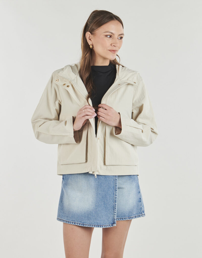 Parka Vero Moda VMMICHELA SHORT PARKA Beige Parka Donna - 2