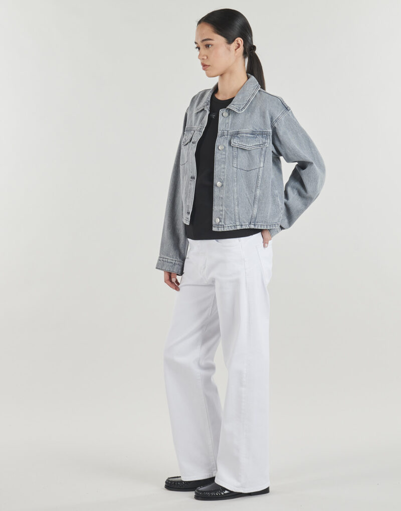 Chaqueta vaquera Vero Moda VMAYA LS DENIM Gris Chaquetas vaqueras Mujer - 3