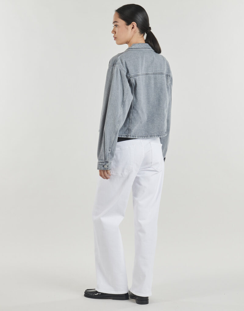 Chaqueta vaquera Vero Moda VMAYA LS DENIM Gris Chaquetas vaqueras Mujer - 4