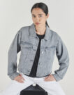 Chaqueta vaquera Vero Moda VMAYA LS DENIM Gris Chaquetas vaqueras Mujer - 5