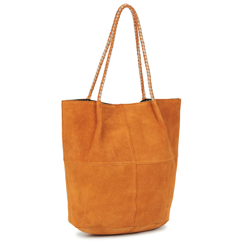 Pieces PCBRIANNA SUEDE SHOPPER Marrone Borse a spalla Donna - 2
