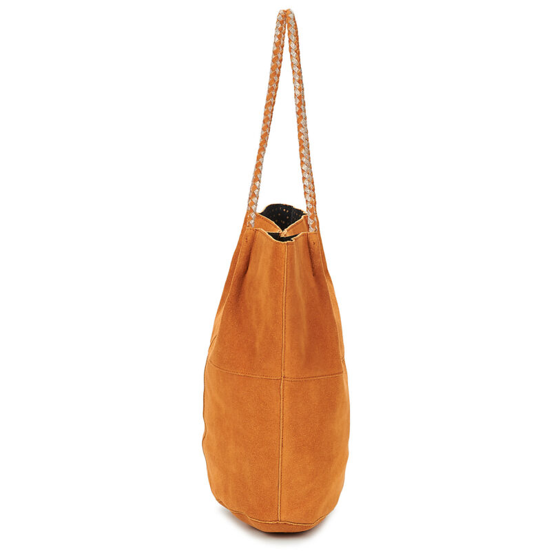 Pieces PCBRIANNA SUEDE SHOPPER Marrone Borse a spalla Donna - 3