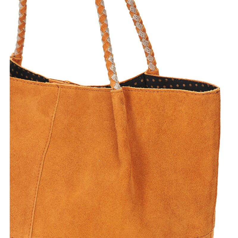 Pieces PCBRIANNA SUEDE SHOPPER Marrone Borse a spalla Donna - 4