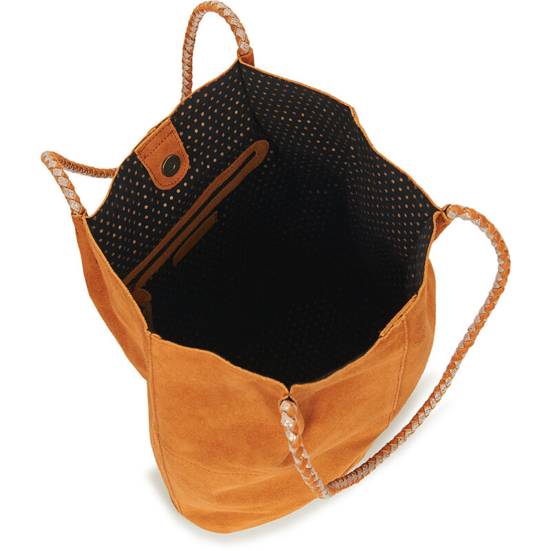 Pieces PCBRIANNA SUEDE SHOPPER Marrone Borse a spalla Donna - 5