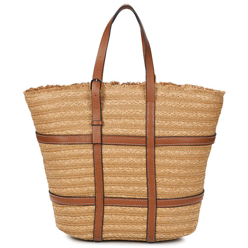 Pieces PCKIRSTINE SHOPPER Beige Borse Shopping Donna - 1