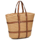 Pieces PCKIRSTINE SHOPPER Beige Borse Shopping Donna - 2