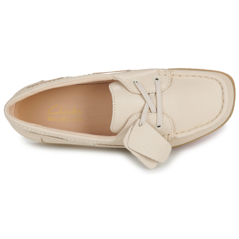 Clarks WallabeeEVOSea Beige Scarpe da barca Donna - 6