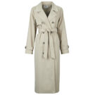 Trench Only ONLDISA LIFE LONG TRENCHCOAT Gris Trench Femme - 1