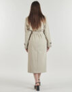 Trench Only ONLDISA LIFE LONG TRENCHCOAT Gris Trench Femme - 4