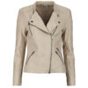 Giacca in pelle Only ONLAVA Grigio Giacche in pelle Donna