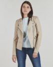 Giacca in pelle Only ONLAVA Grigio Giacche in pelle Donna - 2