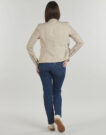 Giacca in pelle Only ONLAVA Grigio Giacche in pelle Donna - 4