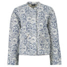 Manteau Only Vestes matelass&eacute;es bleues pour femmes ONLHALLIE - 1