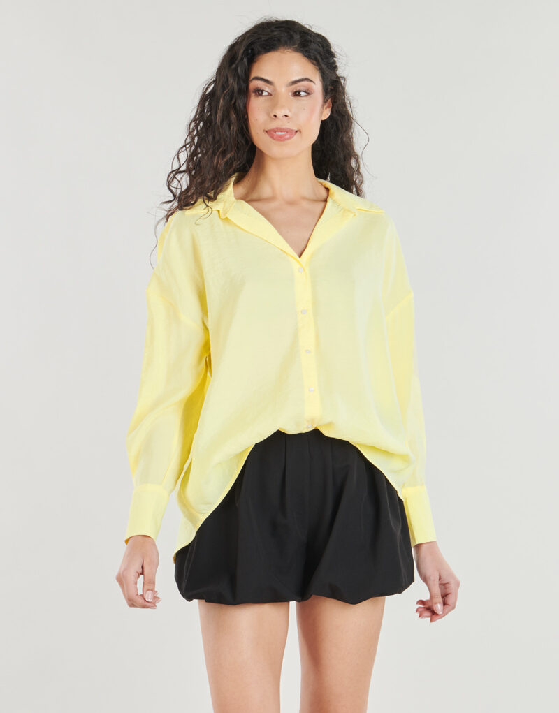 Camicia Only ONLZAZIMA L/S LOOSE Giallo Camicie Donna - 2