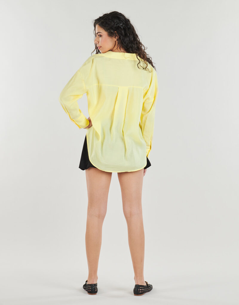 Camicia Only ONLZAZIMA L/S LOOSE Giallo Camicie Donna - 4