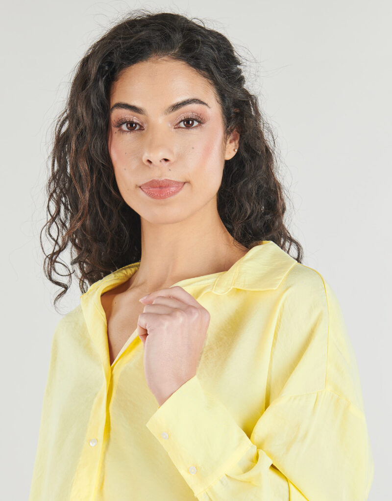 Camicia Only ONLZAZIMA L/S LOOSE Giallo Camicie Donna - 5