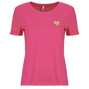T-shirt Only ONLKITA LIFE Rosa T-shirt maniche corte Donna