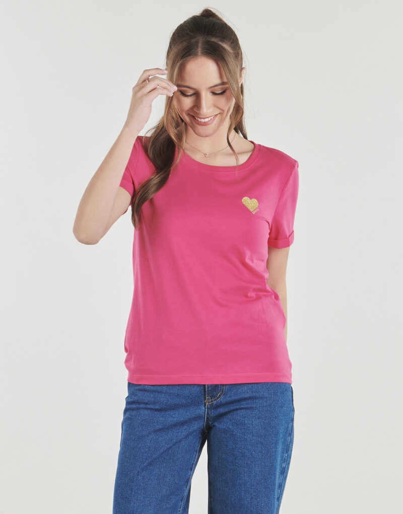 T-shirt Only ONLKITA LIFE Rosa T-shirt maniche corte Donna - 2