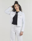 Chaqueta de vaqueros Only ONLWONDER DNM Blanco Chaquetas de vaqueros Mujer - 2