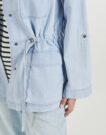 Giacca Only ONLKENYA L/S UTILITY DNM Blu Giacche Donna - 5