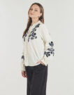 Camicetta Only ONLGIRU L/S EMBROIDERY Beige Camicette Donna - 2