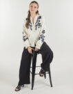 Camicetta Only ONLGIRU L/S EMBROIDERY Beige Camicette Donna - 5