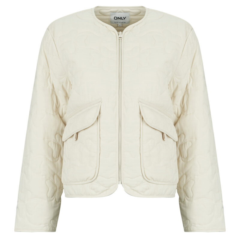 Jacket Only ONLISA QUILT Beige Women's Jackets - 1