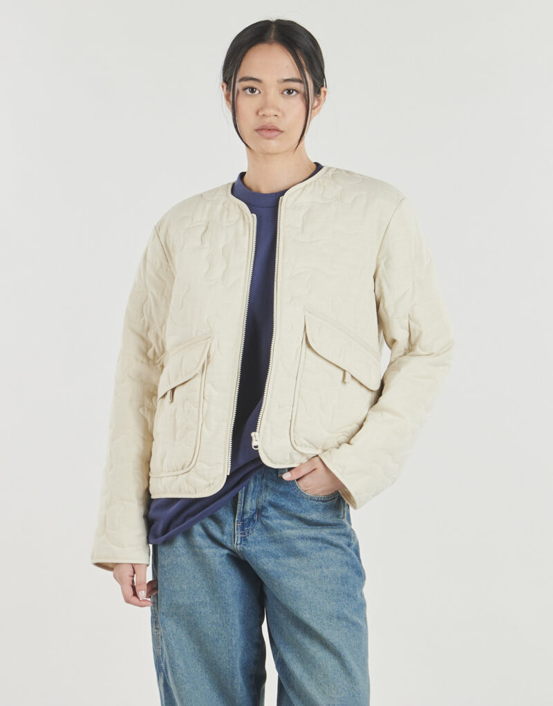 Jacket Only ONLISA QUILT Beige Women's Jackets - 2