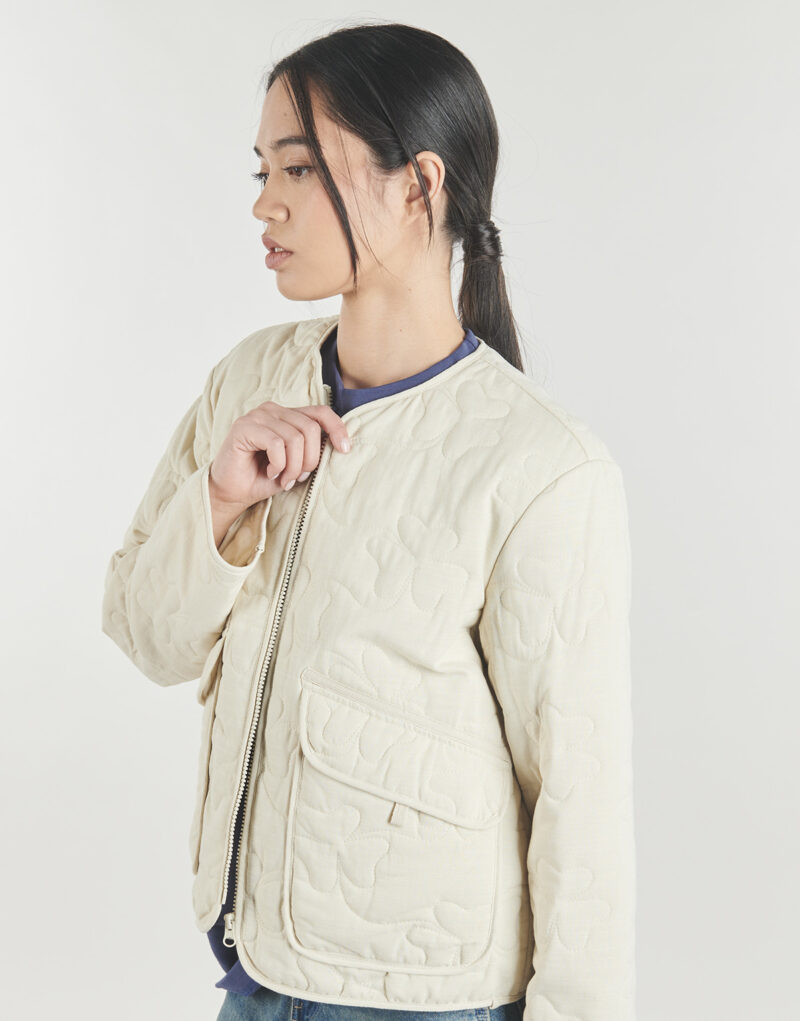 Jacket Only ONLISA QUILT Beige Women's Jackets - 5
