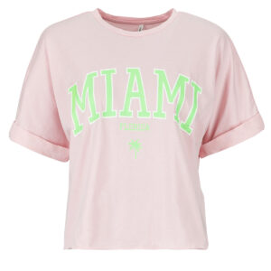 T-shirt Only ONLMINDY LIFE Rosa T-shirt maniche corte Donna
