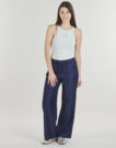 Pantaloni morbidi / Pantaloni alla zuava Only ONLIRIA LIFE MW CHAMBRAY WIDE Blu Pantaloni morbidi / Pantaloni alla zuava Donna - 2