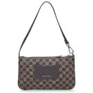 Emporio Armani POUCH ALLOVER FANCY Brown Women's Shoulder Bags - 1