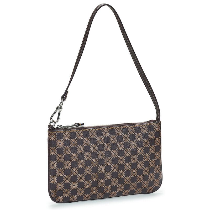Emporio Armani POUCH ALLOVER FANCY Brown Women's Shoulder Bags - 2