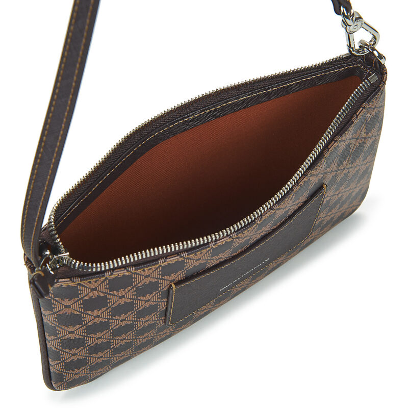 Emporio Armani POUCH ALLOVER FANCY Brown Women's Shoulder Bags - 5