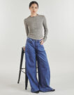 Jeans Flare Freeman T.Porter MILEY DENIM Blu Jeans Flare Donna - 5