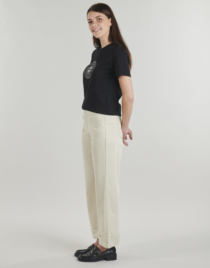 Jeans Flare Freeman T.Porter ALICE GLOSSY Bianco - Jeans Flare Donna - 3