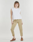 Pantalone Cargo Freeman T.Porter CELINE JAZZ Beige - Pantalone Cargo Donna - 2