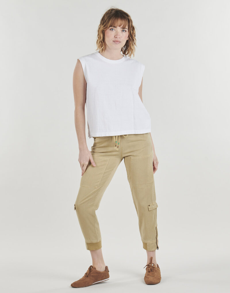 Pantalone Cargo Freeman T.Porter CELINE JAZZ Beige - Pantalone Cargo Donna - 2