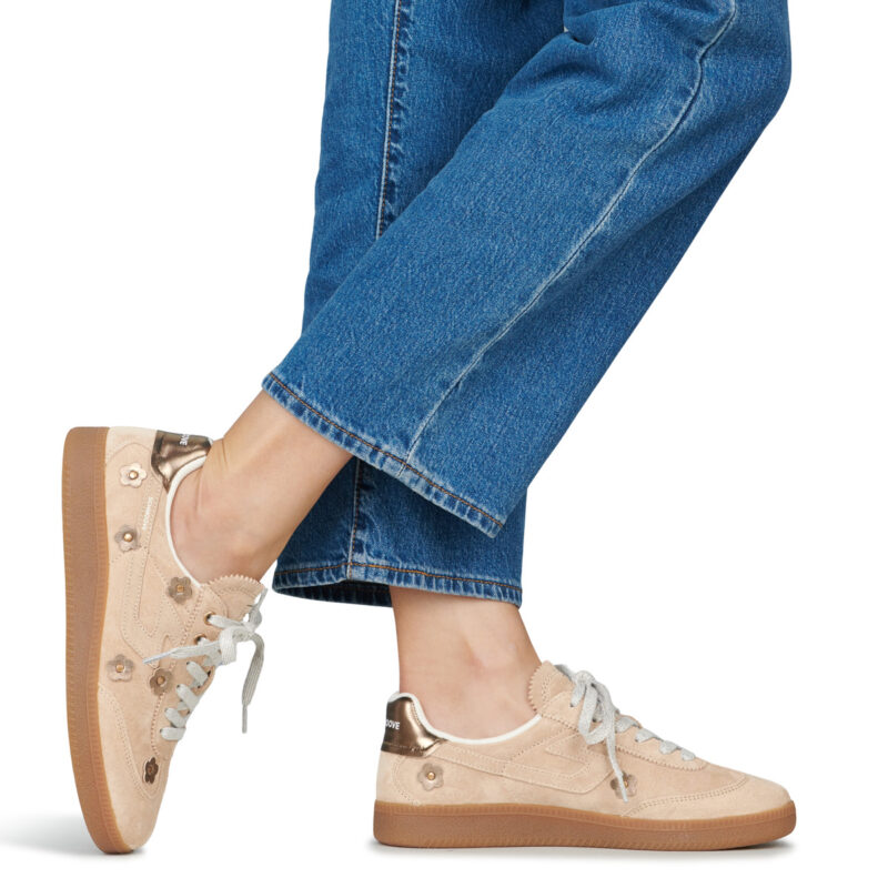 Schmoove SHEFFIELD FLOWER W Beige Sneakers basse Donna - 8